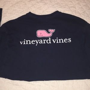 Tops - VINEYARD VINES NAVY LONG SLEEVE TEE Tops - VINEYARD VINES NAVY LONG SLEEVE TEE